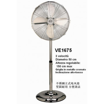 VENTILATORE PIANT CROMATO...