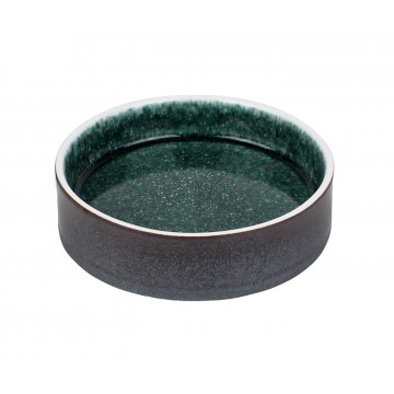 16CM BOWL ELIPSE  BRONZE  TEAL