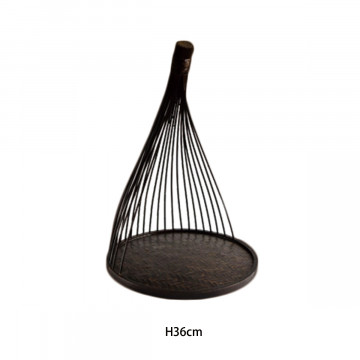 CESTO DI BAMBU FORMA LUNA