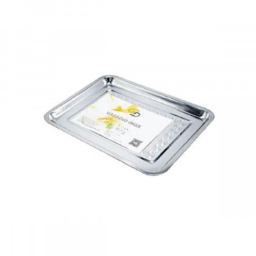 VASSOIO INOX 36X27X2CM