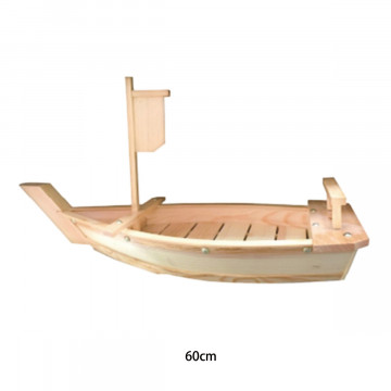 BARCA DI LEGNO PER SUSHI 60CM
